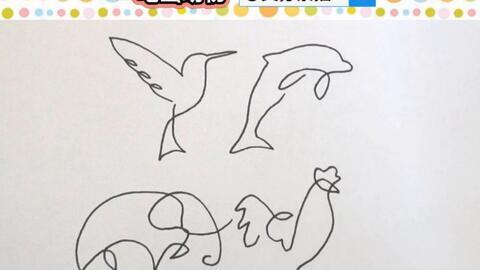 一笔画视频,探索线条与空间的奇妙之旅