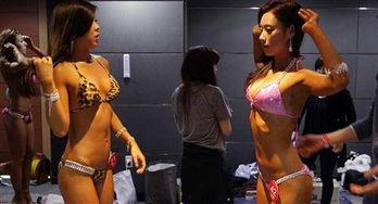 韩国女子健美比赛视频,肌肉线条与力量之美